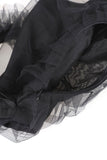Chiffon shirring sling cross bag