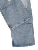 DAMAGE DOUBLE KNEE DENIM