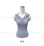 Peer Halter Sleeveless Hoodie
