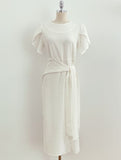 Nadine Seersucker Tulip Wrap One Piece