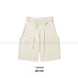 [BELT SET] FOLD OVER BERMUDA PANTS