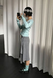 TWIST BUTTON CARDIGAN