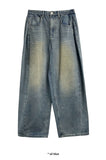 SIDE TUCK BALLOON DENIM