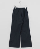 [BAONHAUS] Denin Cotton Semi-Bootcut Pants