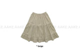 TIERED COTTON SKIRT