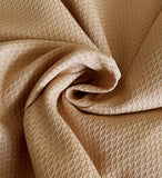 Mazren Jacquard Banding Pleat Long Skirt