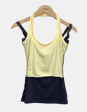 Cordon Layered Halter Sleeveless