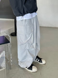 Silver Gray Balloon Pants