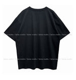 Light Robot Printing Short Sleeve T-shirt