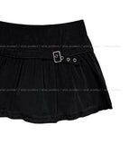 Bebe Corduroy Lace Belted Skirt Pants