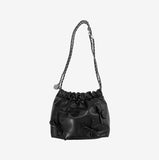 Pierce Chain Ribbon Mini Shoulder Bag