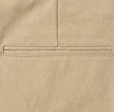 Patch layered Bermuda cotton pants