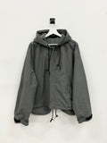 Stiek Nylon Over Pocket Cropped Military Jacket