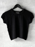 Popu Summer Knit Short Sleeve T-shirt