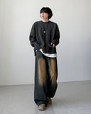 Howling Side Pintuck Denim