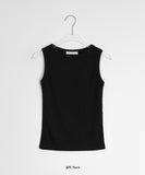 Hoolie Color Basic Ribbed Sleeveless