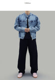 Biker Washed Denim Jacket