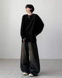Coil Dark Blue Wide Denim