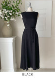 Lapid Pleats Sleeveless Long One Piece (Strap set)