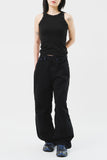 (W) Blues Parachute Pants