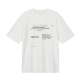 Miseki typography short sleeves