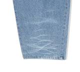 Wiz Button Washed Balloon Denim Pants