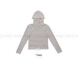 TERRY STRAP STRIPE HOODIE