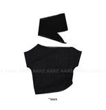 [SET] UNBALANCE TEE & SCARF