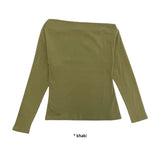 SLIM OFF SHOULDER T