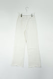 milky tassel cotton pants