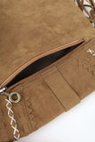 hippie suede tassel bag
