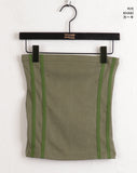 Beart Side Line Sporty Hip Banding Tank Top Tube Top