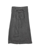Niello Pigment Cargo Long Skirt