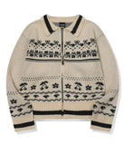 [2-WAY] Cherry Crop Zip-Up Cardigan