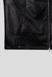 Sarto Oversized Leather Jacket