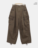 Karn Multi-Pocket Wide Cargo Pants