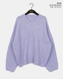 Onne Alpaca Wool Bocashi V-neck Knit