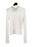 Button slit wool polar knit