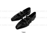 EYELET MULTI-STRAP FLAT