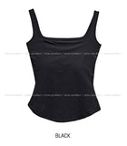 [U-BASIC] Tommy Basic Square Neck Sleeveless (+With Cup)