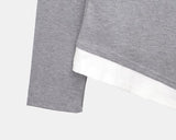 Raon Unbalanced Studded One-Shoulder T-Shirt