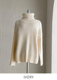 Lalad Plain Turtleneck Knit