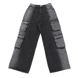 Theon Reverse Black Cargo Denim