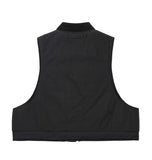 Layered Padded Zip Up Vest