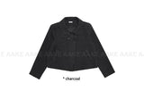 RIBBON POCKET SHORT COAT