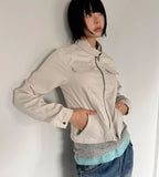 STRAP BIKER JACKET