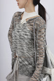 V-Slit Loose Knit