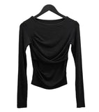 Kitten Wool Twist Bustier Tee