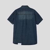 Terne pocket washing denim shirt
