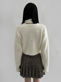 Moid muffler cardigan